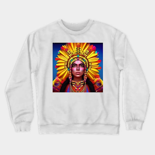 Inca Goddess #1 Crewneck Sweatshirt by Prilidiarts